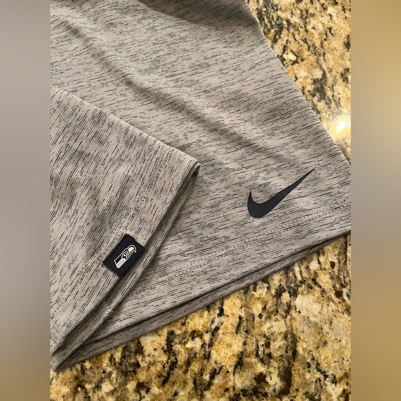Nike Team Apparel Heathered Charcoal Seattle Seahawks Touch Performance Tank Top - Picture 4 of 6
